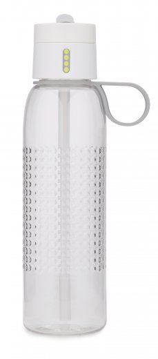 Športová fľaša s počítadlom JOSEPH JOSEPH Dot Active, 750ml, biela