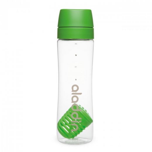 ALADDIN Fľaša na vodu s infuzérom 700 ml, zelená