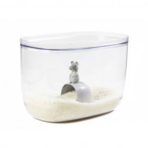 Dóza nielen na rýžu s lopatkou Lucky Mouse Container