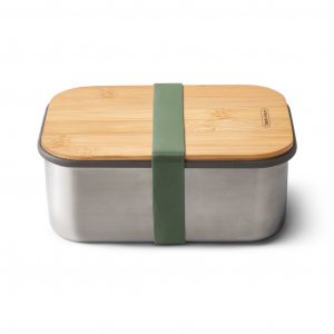Sandwich Box Large BLACK+BLUM nerez/bambus, 1,25L, zelený