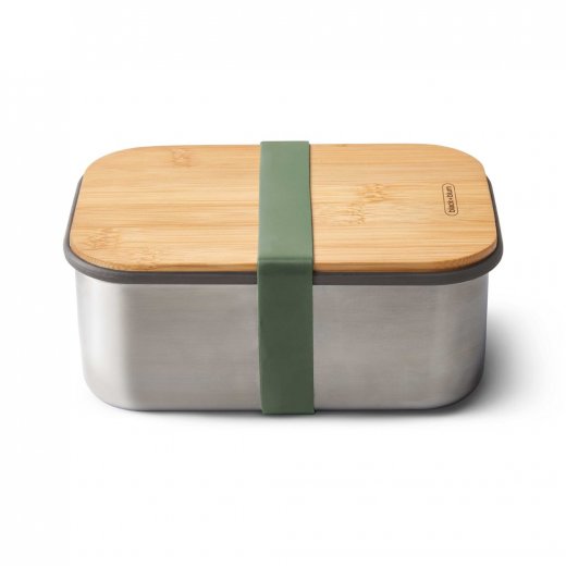 Sandwich Box Large BLACK+BLUM nerez/bambus, 1,25L, zelený