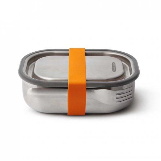 Nerezový BLACK+BLUM Steel Lunch Box, 600ml, oranžový