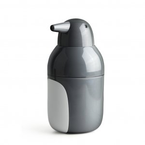 Dávkovač tekutého mydla QUALY Penquin, 300ml, šedý