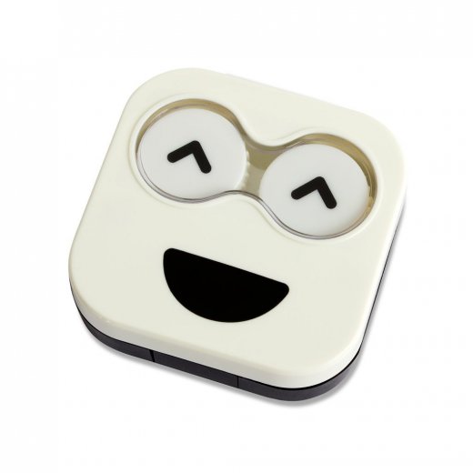 Puzdro na šošovky Balvu Emoji, biele