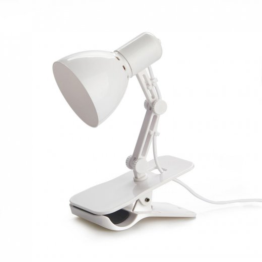 USB lampička s klipom BALVI Clamp , biela
