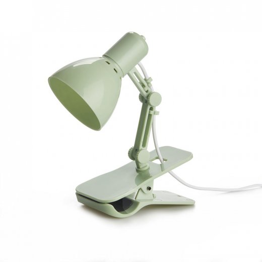 USB lampička s klipom BALVI Clamp, zelená