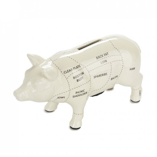 Pokladnička BALVI Cuts of Pork, krémová