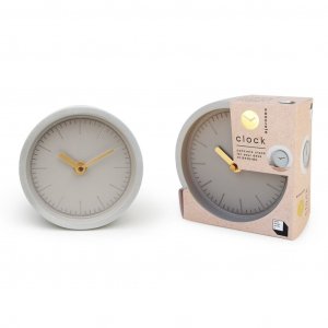 Hodiny SUCK UK Concrete Clock, šedé