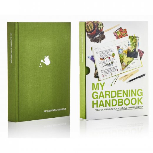 Zahradníkov záznamník SUCK UK My Gardening Handbook, zelený