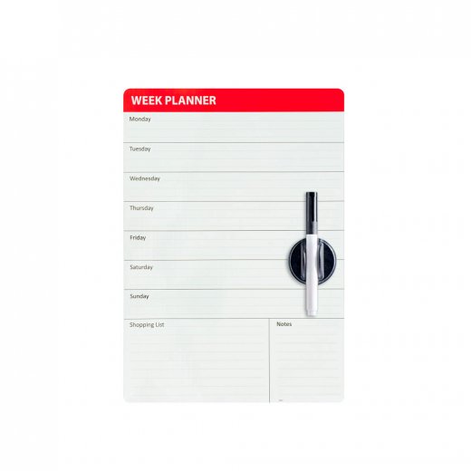 Magnetická tabuľa na chladničku BALVI Week Planner