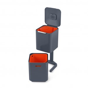 Koše na triedený odpad JOSEPH JOSEPH Totem Compact 40L Graphite