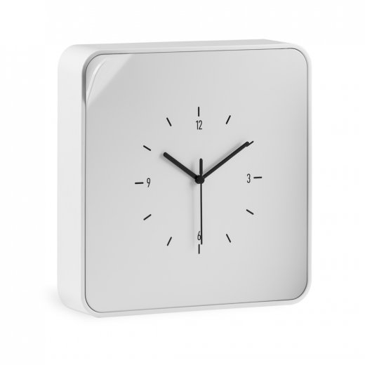 Skrinka na kľúče s hodinami BYLINE ClockBox, biela