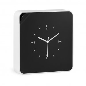 Skrinka na kľúče s hodinami BYLINE ClockBox, čierna