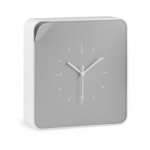 Skrinka na kľúče s hodinami BYLINE ClockBox, šedá