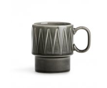 Hrnček SAGAFORM Coffee&More, 250 ml, šedý