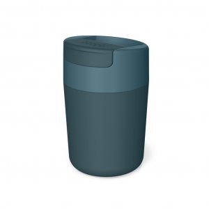 Cestovný hrnček s hygienickým uzáverom JOSEPH JOSEPH Sipp Travel Mug, 340ml, modrý