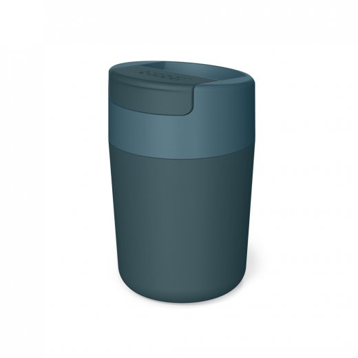 Cestovný hrnček s hygienickým uzáverom JOSEPH JOSEPH Sipp Travel Mug, 340ml, modrý