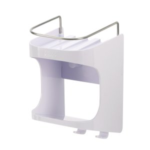 Odkladacie poličky do sprchy Capsule 70563, plast, 2-poschodie, biele