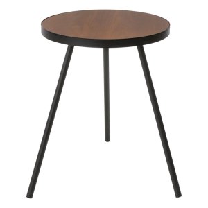 Stolík guľatý YAMAZAKI Tower 5559, v.50 cm, čierny