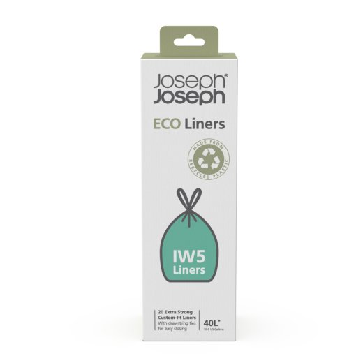 Extra pevné sáčky na odpadky Titan20/Porta Joseph Joseph IW5 Eco Liners 30133, 40L, 20ks