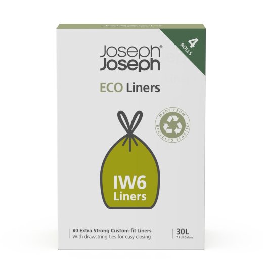 Sáčky na odpadky JOSEPH JOSEPH IW6 Eco Grey 30L/4sady/80ks 30143