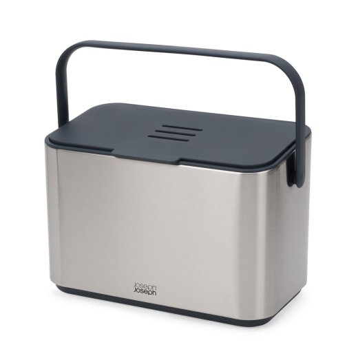 Nádoba na kompostovateľný odpad s uhlíkovým filtrom JOSEPH JOSEPH Collect 4L Stainless-steel 30145